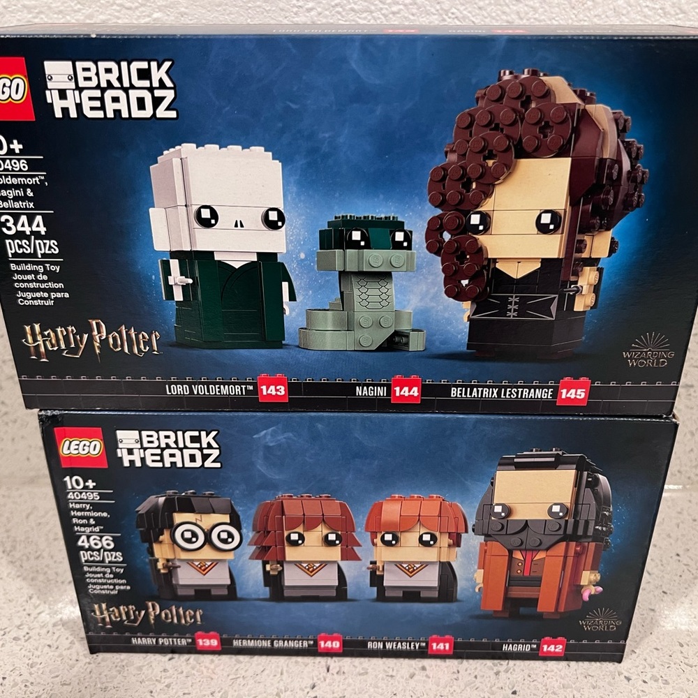 BRAND NEW LEGO Brickheadz 40495 Voldemort Nagini Bellatrix Harry Hermione Ron